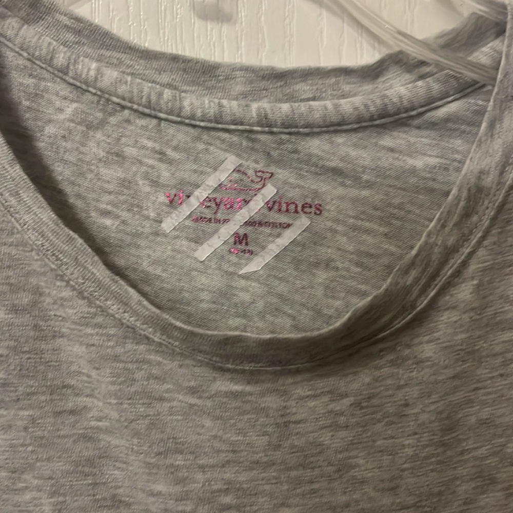 Girls Vineyard Vines Short Sleeve Gray T-shirt - Picture 3 of 8